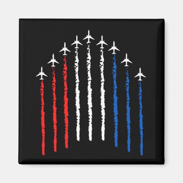 Flyg över 4 juli magnet (Framsidan)