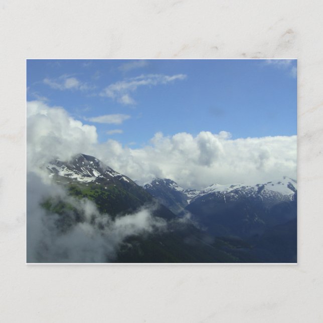 Flyg över Blackcomb-bergen Vykort (Framsida)