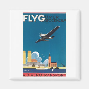 Flyg over Stockholm, AB Aerotransport Magnet
