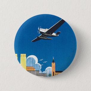 Flyg över Stockholm Knapp