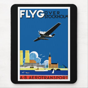 Flyg över Stockholm Musmatta