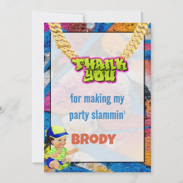 Flyg prins bebis tackkort inbjudningar (Framsida)