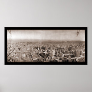 Flyg- San Francisco foto 1908 Poster
