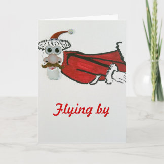 Flyg Santa Helgkort