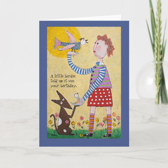 Flyg skolar födelsedagkortet kort (Framsida)