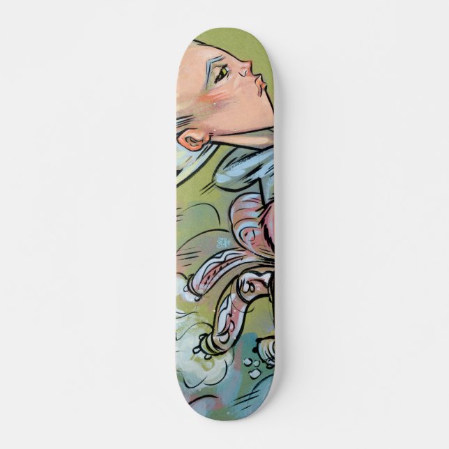 "Flyg" skridskodäck Skateboard Bräda 21,5 Cm (Framsida)