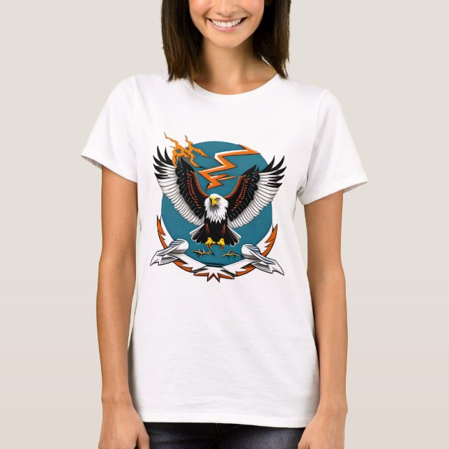 Flyg som en Eagle T-Shirt (Framsida)