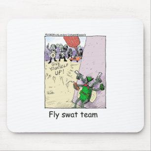Flyg Swat Team Roliga Polispresenter & Samlarobjek Musmatta