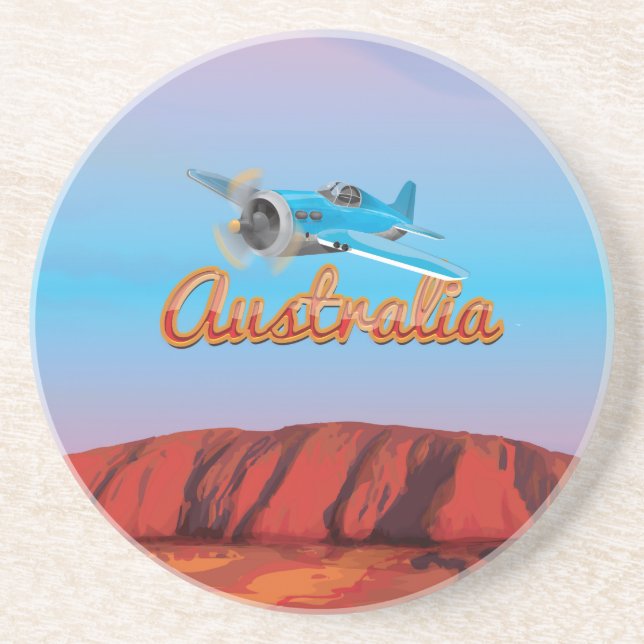Flyg till Australien Underlägg (Framsidan)