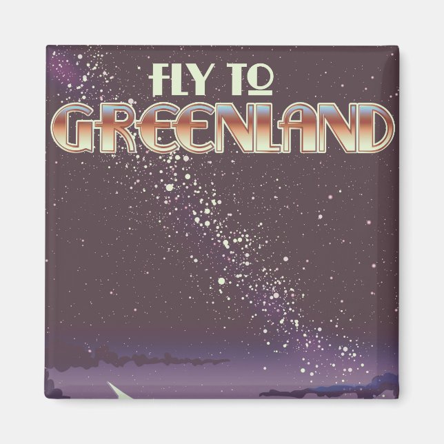 Flyg till Grönland Magnet (Framsidan)