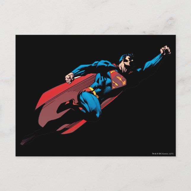 Flyg till högerna - Tecknad Vykort (Framsida)