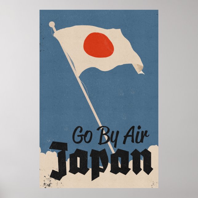Flyg Till Japan Poster (Framsidan)