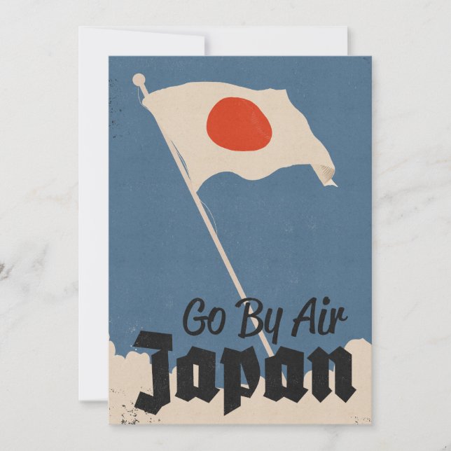 Flyg till Japan Tack Kort (Framsida)