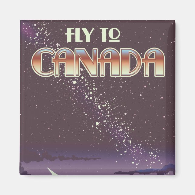 Flyg till Kanada Magnet (Framsidan)