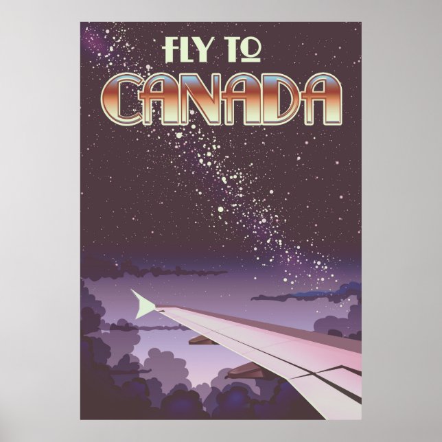 Flyg till Kanada Poster (Framsidan)