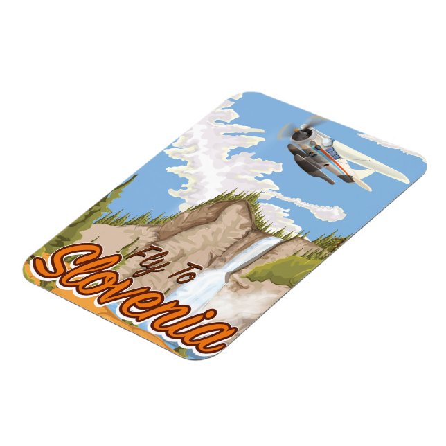 Flyg till Slovenien Magnet (Vänstra Sidan)
