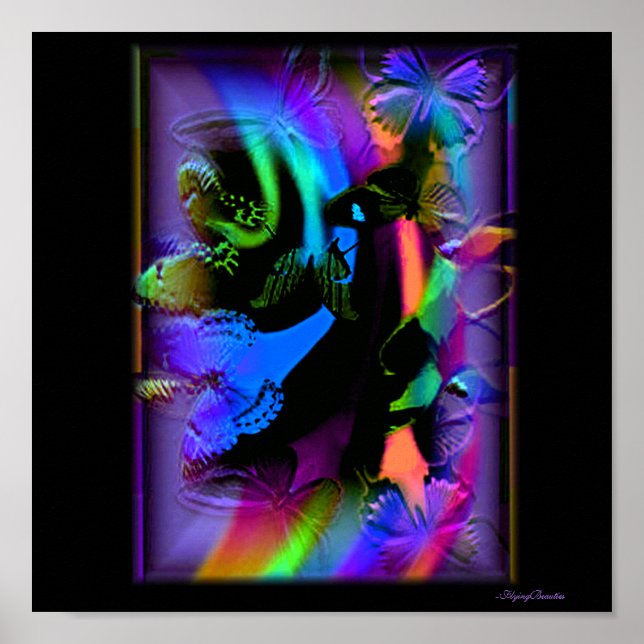 Flyg undan av FliesBeauties Poster (Framsidan)