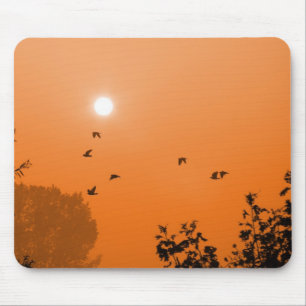 Flyg vid gryningen Mousepad Musmatta