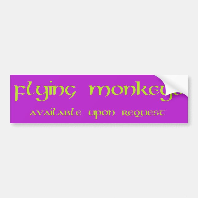 Flyga apabildekalet bildekal (Framsidan)