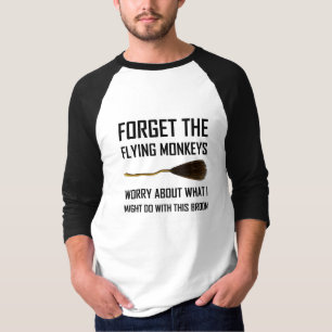Flyga apahäxakvasten tee shirt