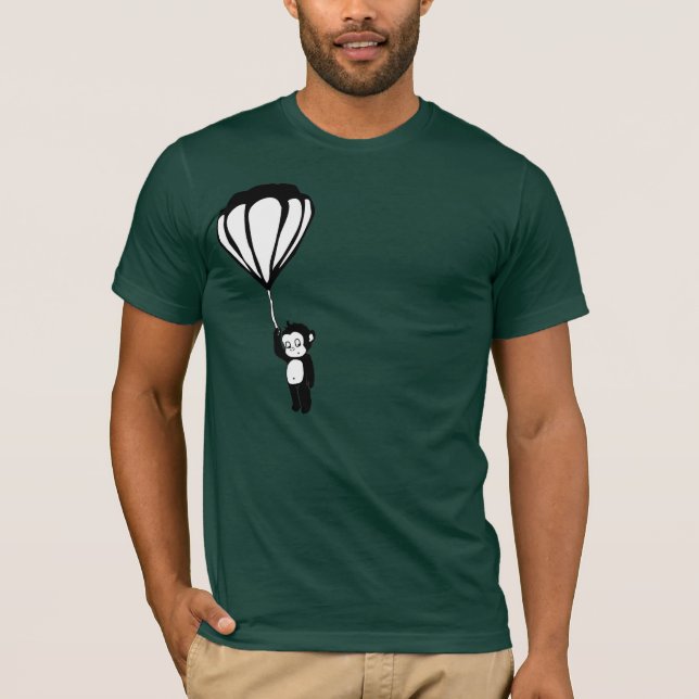 flyga apan: luftballong t-shirt (Framsida)