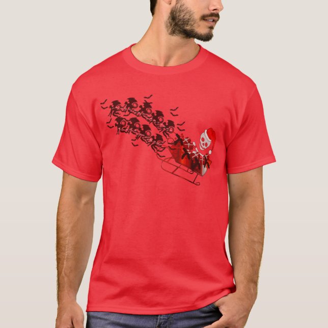 Flyga apan Santa T-shirt (Framsida)