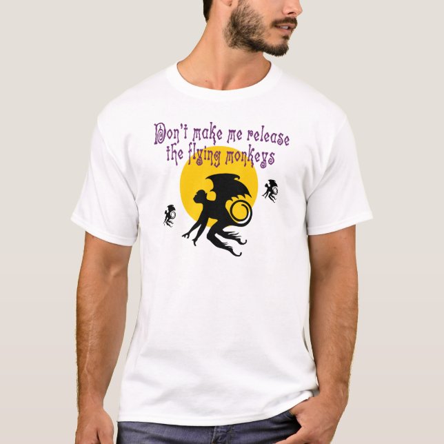 Flyga apaT-tröja T Shirt (Framsida)