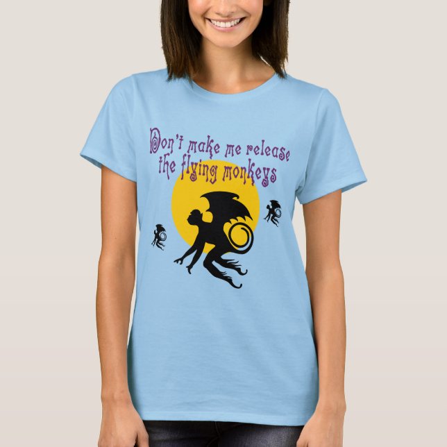 Flyga apatshirten tee shirt (Framsida)