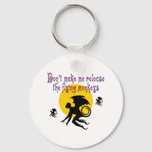 Flyga apor Keychain Nyckelring