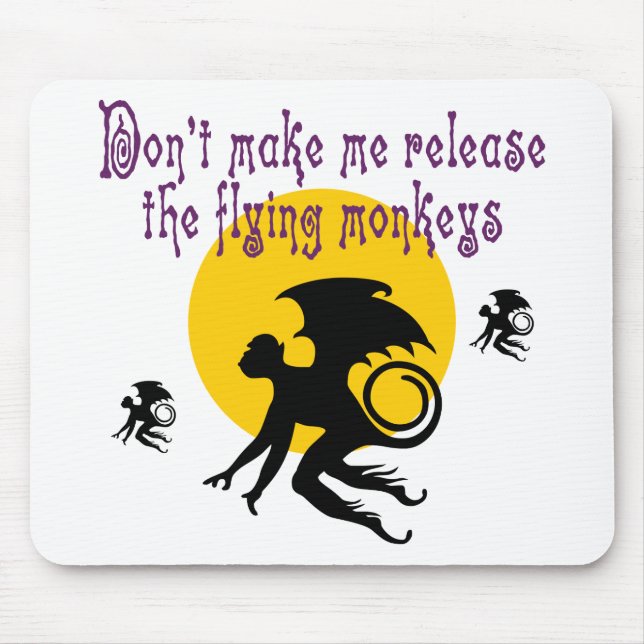 Flyga apor Mousepad Musmatta (Framsidan)