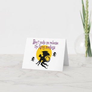 Flyga apor notera kortet kort