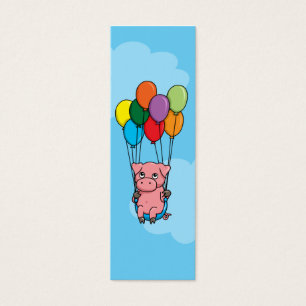 Flyga ballonggrisen litet visitkort