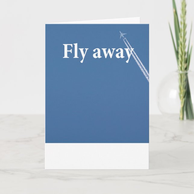 Flyga bort kort (Framsida)