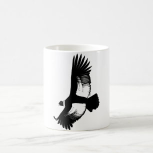 Flyga den Andean condoren Kaffemugg
