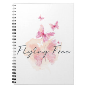 Flyga den fria spiral journalen anteckningsbok