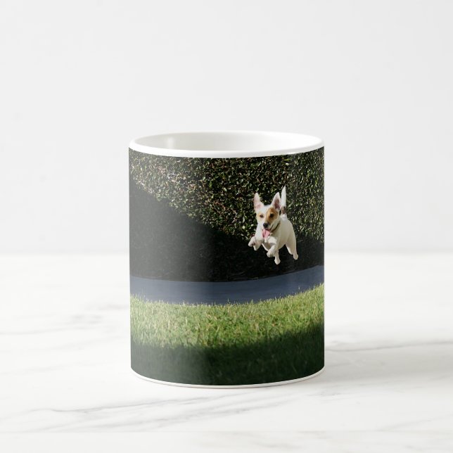 Flyga den jackRussell muggen Kaffemugg (Center)
