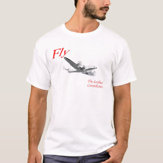 Flyga den Lockheed konstellationen Tee Shirt