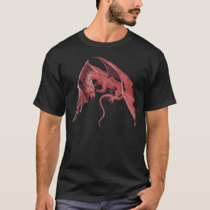 Flyga den röda draketeeshirten t-shirt