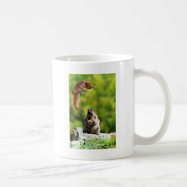Flyga ekorren kaffemugg (Höger)