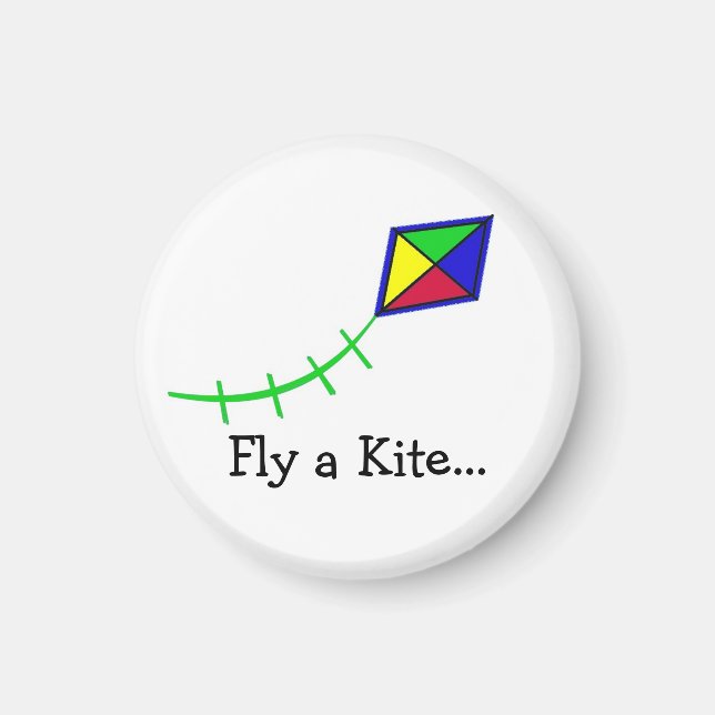 Flyga en Drak Magnet (Framsidan)