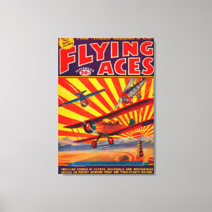 Flyga esstidskriften täcka 2 canvastryck