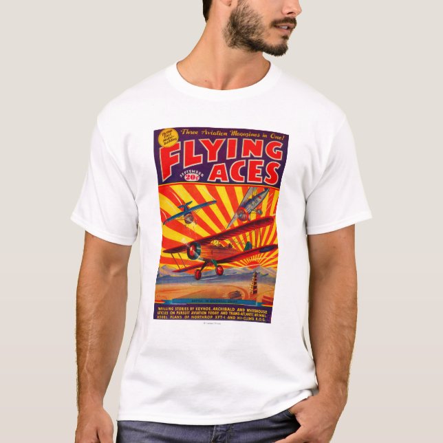 Flyga esstidskriften täcka 2 t-shirt (Framsida)