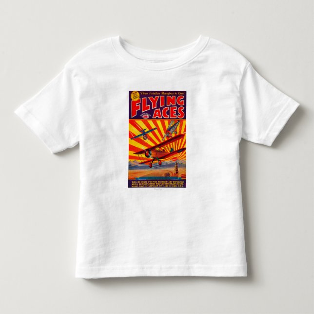 Flyga esstidskriften täcka 2 t shirt (Framsida)