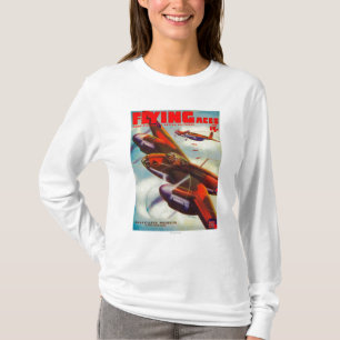 Flyga esstidskriften täcka 4 t-shirt