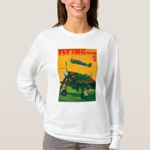 Flyga esstidskriften täcka 5 t-shirt