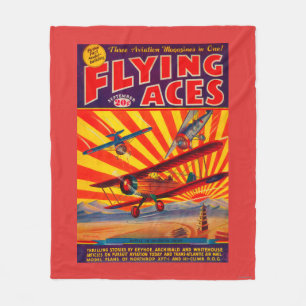 Flyga esstidskriften täcka fleecefilt