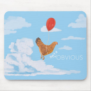 Flyga feg mousepad musmatta