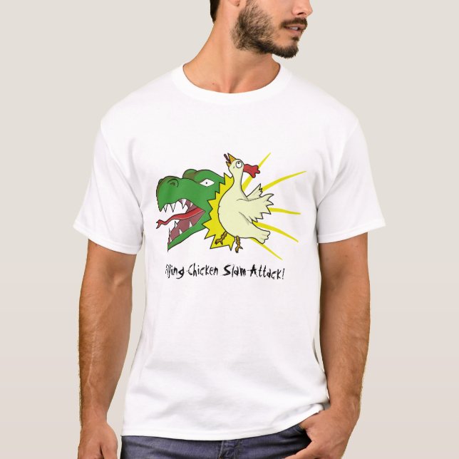 Flyga feg Slamattack! Tee Shirt (Framsida)