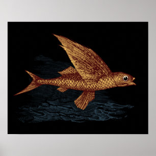 Flyga fisken poster