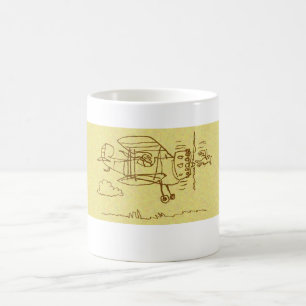 Flyga maskinmuggen kaffemugg